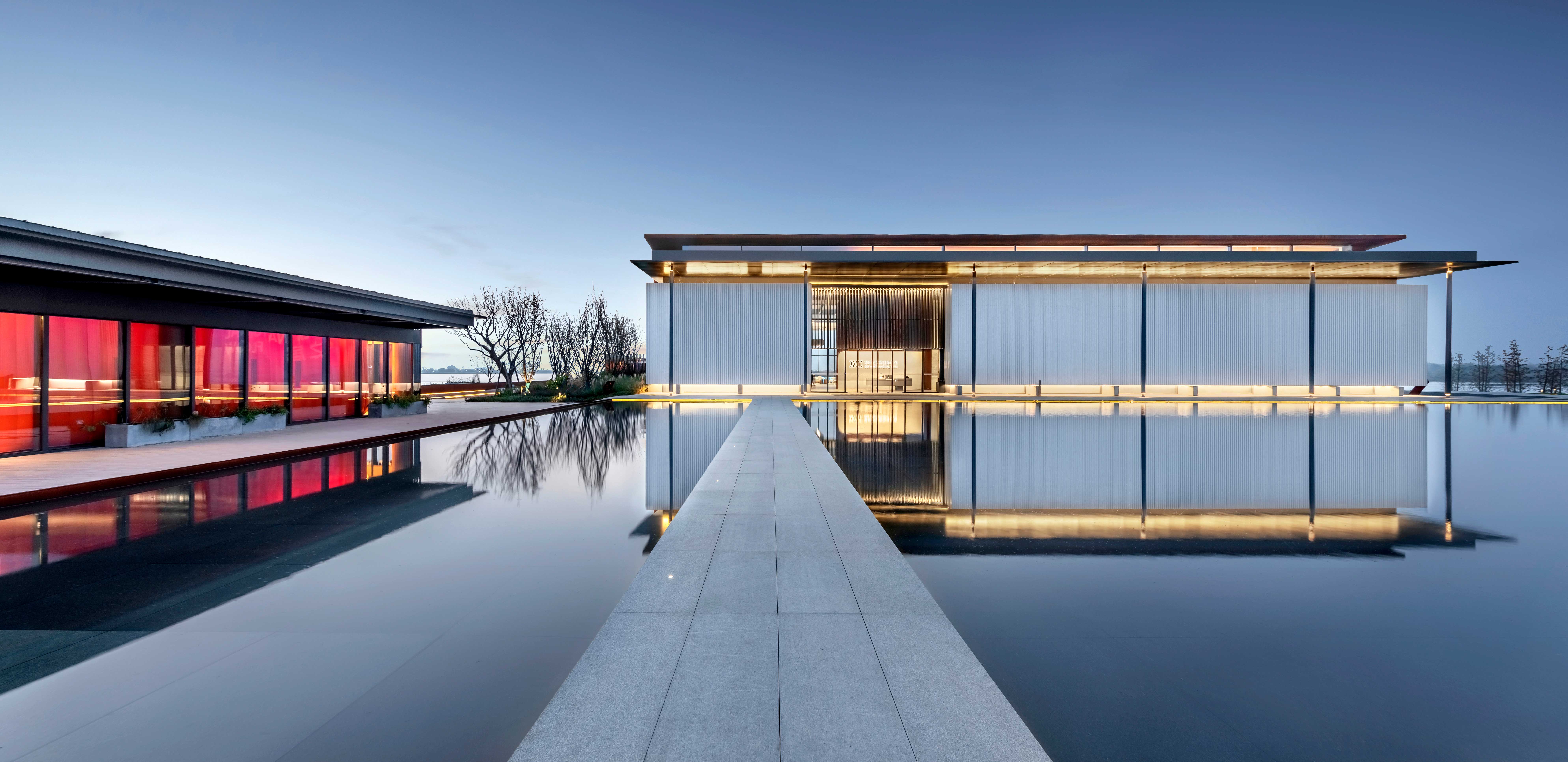 合肥华侨城空港国际小镇展示中心---项目-深圳市立方建筑设计顾问有限