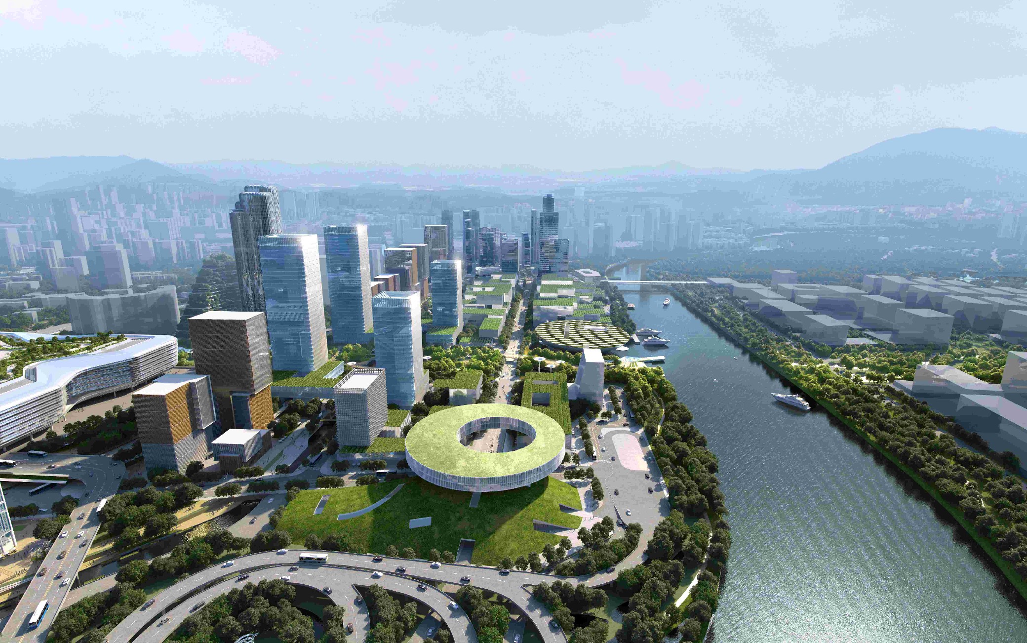 皇岗口岸片区城市设计国际竞赛---项目-深圳市立方建筑设计顾问有限